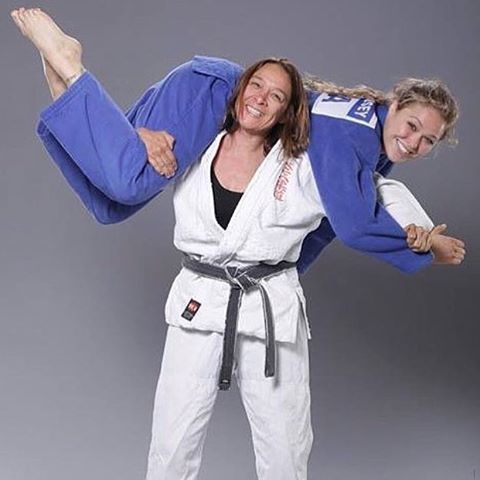 the-history-of-fighting:Ronda Rousey, Olympic medallist and former UFC champion with her mother Dr A