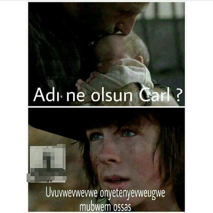 - Adı ne olsun Carl
+...