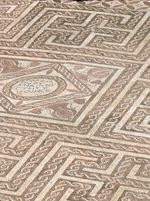 greek-museums: Ancient Messene / A Roman residence: Mosaics from a Roman residence. The residence i