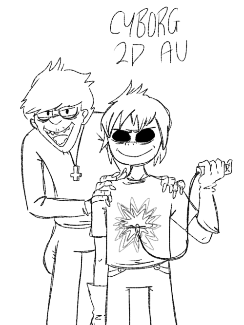 So I Saw Someone Come Up With A Plastic Beach Au And I Loved It So Like My Apologies But I Wanted To