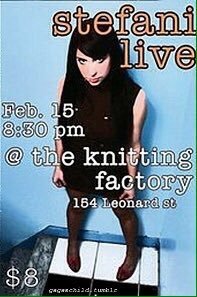 gagafanbasedotcom:    10 years ago today (02/15) Lady Gaga  was performing at the Knitting Factory, fast forward a decade and she’s a Grammy performer.