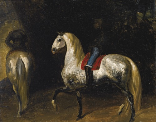 Dapple Grey Horse by Jean-Louis André Théodore Géricault (French, 1791&ndash;1824)