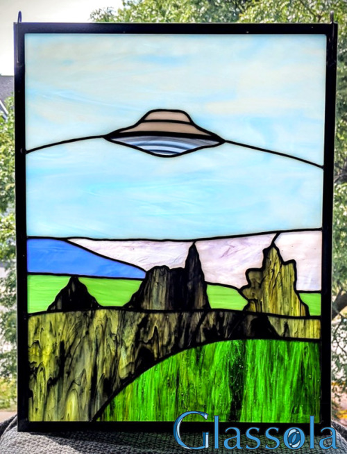 Most of my summer was busy with X-Files projects. I had a commission to make my stained glass IWTB p