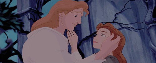 passionedspirits:disneyismyescape’s Disney Princess Challenge:5. Favorite Kiss → Belle an