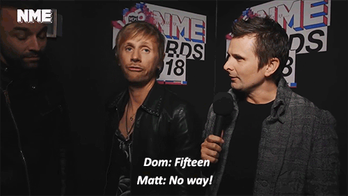 thoughtcontagion: Muse at the 2018 NME’s