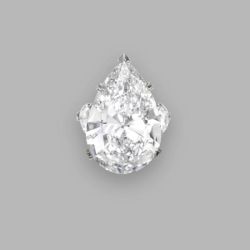 lovejewelry:  29.53 Carat Pear Shaped Diamond