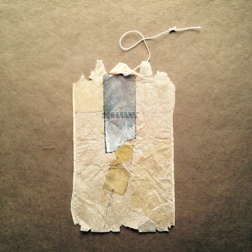 363 days of tea. Day 71. #recycled #tea #teabag #art #artdaily #journal #japanese #painting #paper #