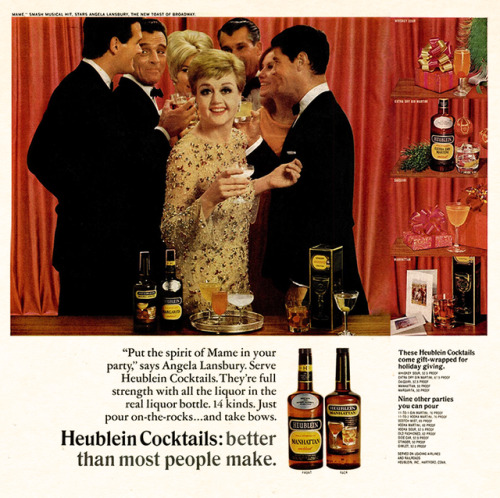 Angela Lansbury for Heublein Cocktails, 1966