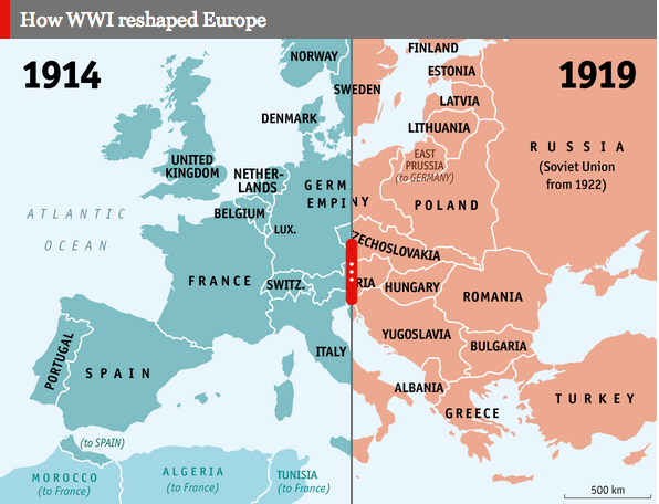 maptitude1:
“This interactive map from the Economist shows how Europe’s borders changed over the course of World War One.
”