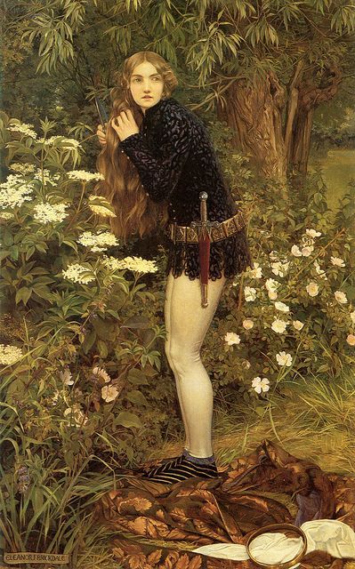 connoisseur-art: Eleanor Fortescue-Brickdale (1872-1945)  “The Little Foot Page” The work is based o