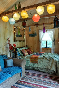 Thatbohemiangirl:  Fun Bohemian Cabin