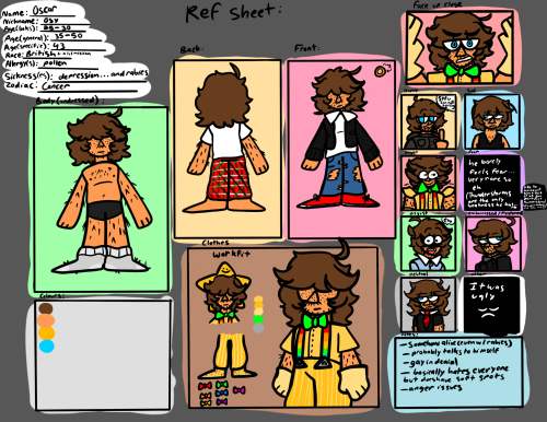This Is My Persona, Hes A Smelly Okd Man So I Get To Bully Him The Drawing Took Me Six Hours Ans I Wasnt