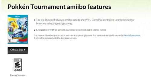 Since November, we have known that Pokkén Tournament is to support the special Shadow Mewtwo amiibo 