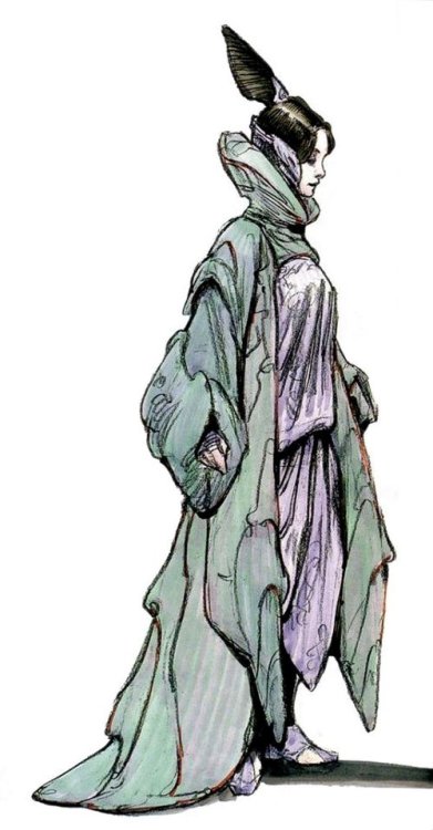 darthluminescent:Padme Amidala Concept Art // Star Wars: Attack of the Clones