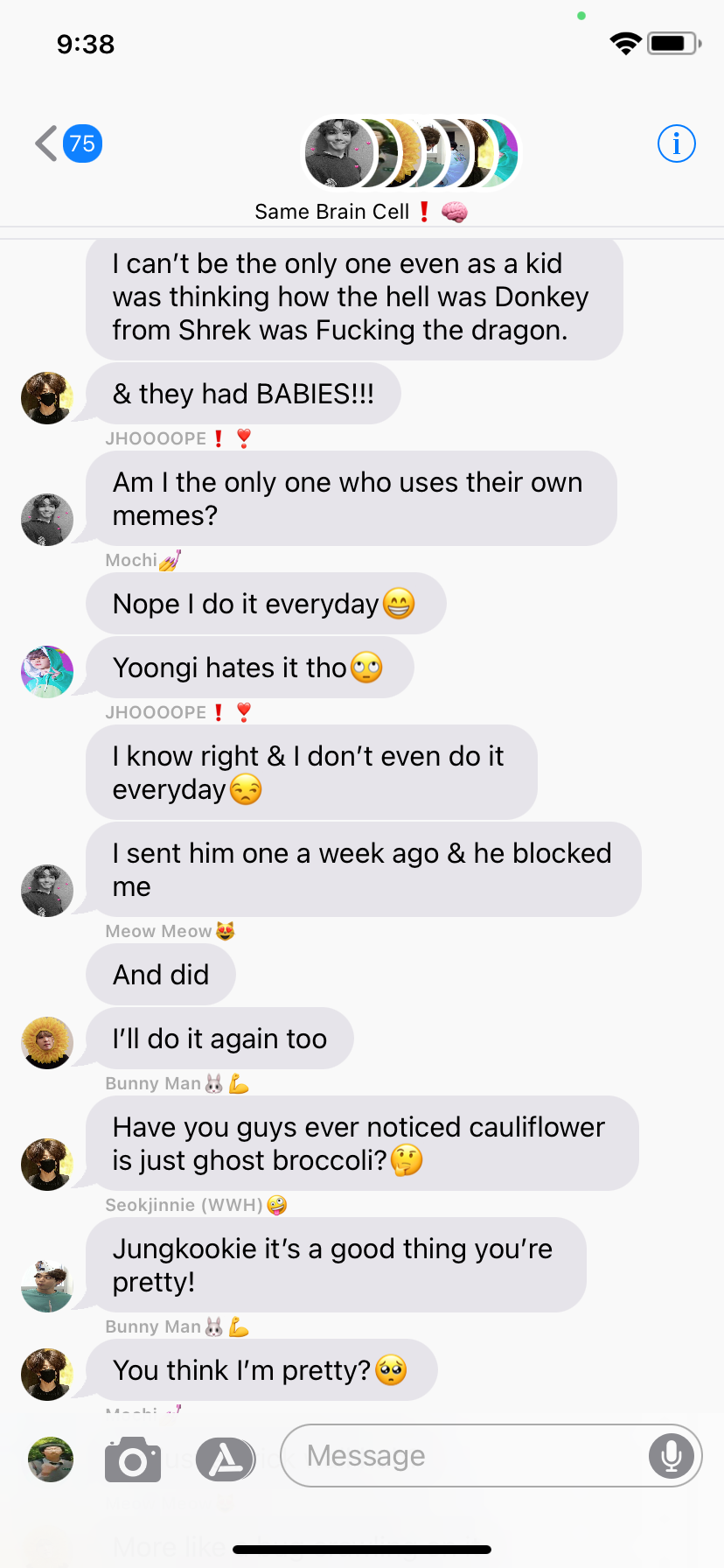 Bts Group Chat: 2