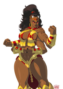 tovio-rogers:    mortal kombat’s sheeva. done as part of an artjam with @ladycandy2011