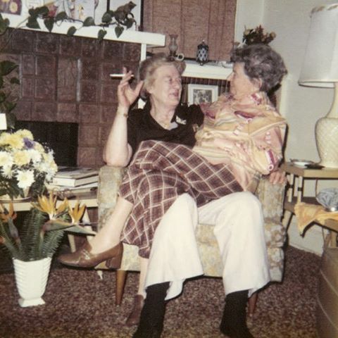 h-e-r-s-t-o-r-y:
“ S/O to Love, Polyester & Cigarettes 💞👚🚬 Dorothy Putnam (with cig) and Lois Mercer met in the 1930s and were together for over 50 years. Dorothy served in the Women’s Ambulance and Transport Corps of California, and later in the Air...