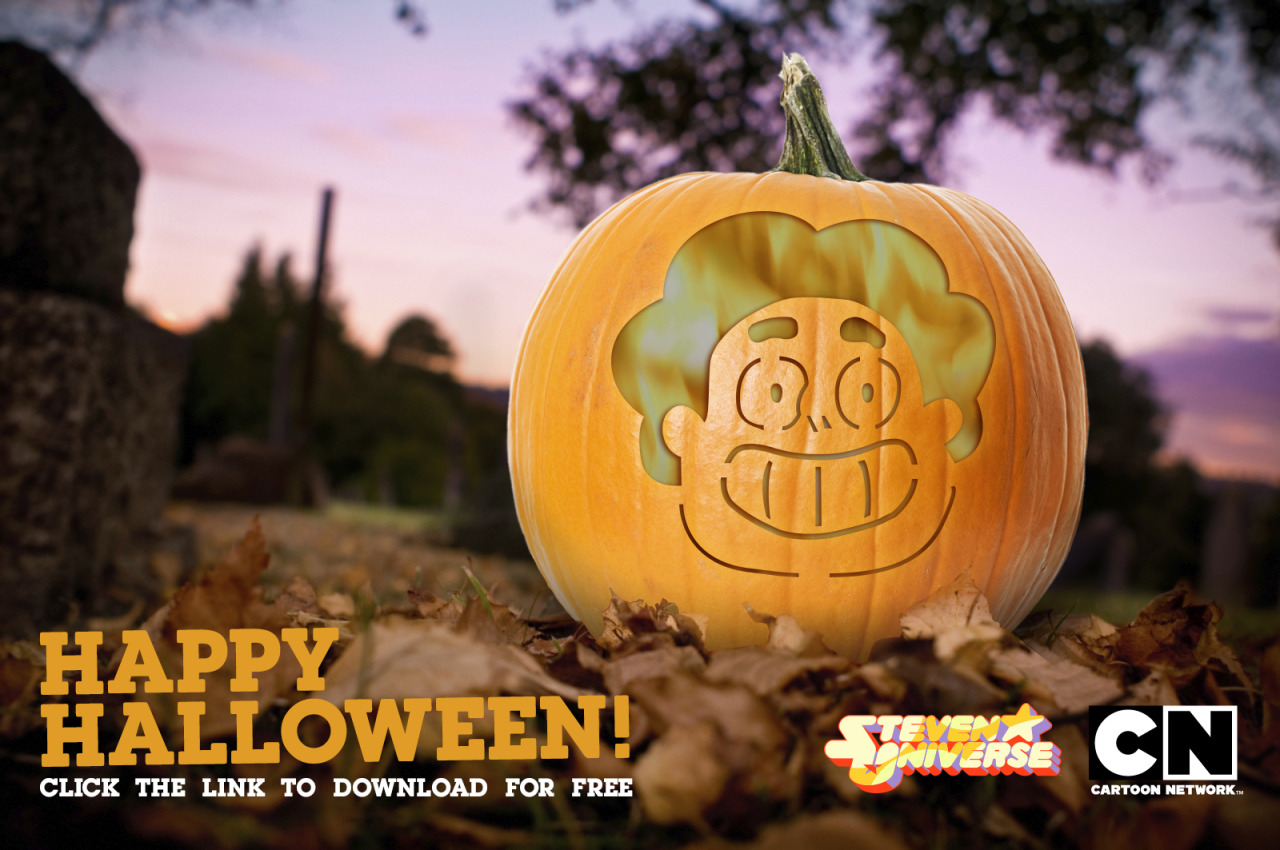 Put Cartoon Network faces on your Halloween pumpkins! Click http://bit.ly/16S5u4x