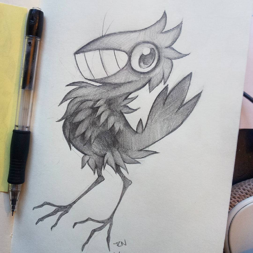 fishcrow:  seagerdy:  The cutest birb @fishcrow  Aaaaaaaa!  Thank youuu! *v*   Oh