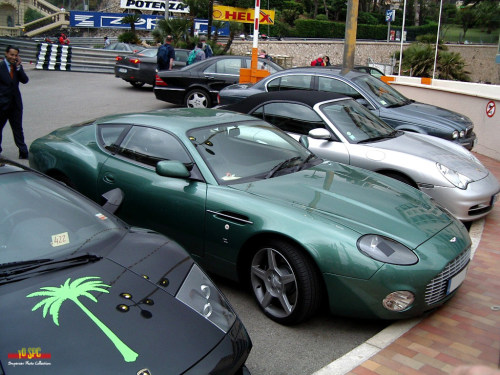 A nice green DB7 Zagato at the Fairmont Monte-Carlo / For more informations, please visit www.astonm
