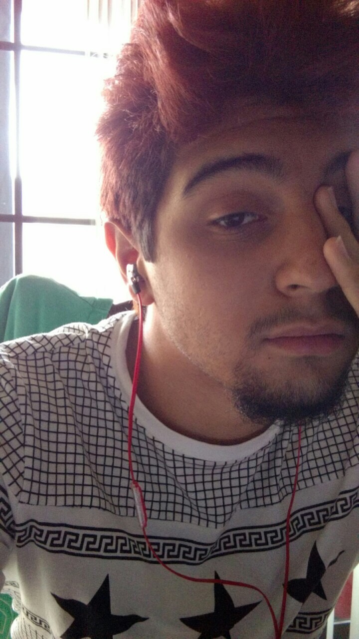 novaschaos:  A selfie I forgot to post. Just dying of boredom