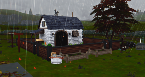 PERSON SCANDI BARN - WIP No.IIIt’s a rainy day during fall at the Peson Scandi Barn in Henford. Prog