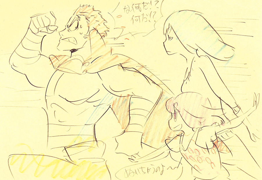 h0saki:  Some of my favorite pages from Sushio’s new sketchbook “Sushiotan”.