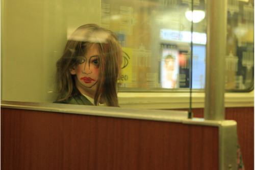 red-lipstick:  Sebastian Bieniek (b. 1975, Czarnowasy, Poland, German) - From DoubleFaced series, 2013      Photography 