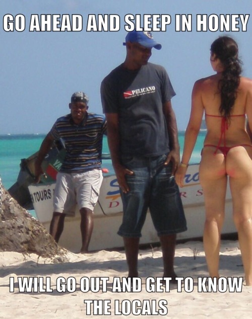 @slutwifeworld She did not choose Jamaica for your vacation by accident. She knows this is the best 