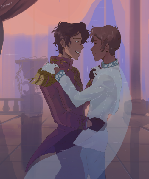 sanifaras: i wanted to draw their outfits for the cinderella au and then-