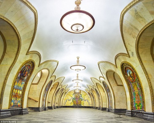 gagarin-smiles-anyway:Moscow Metro by David Burdeny