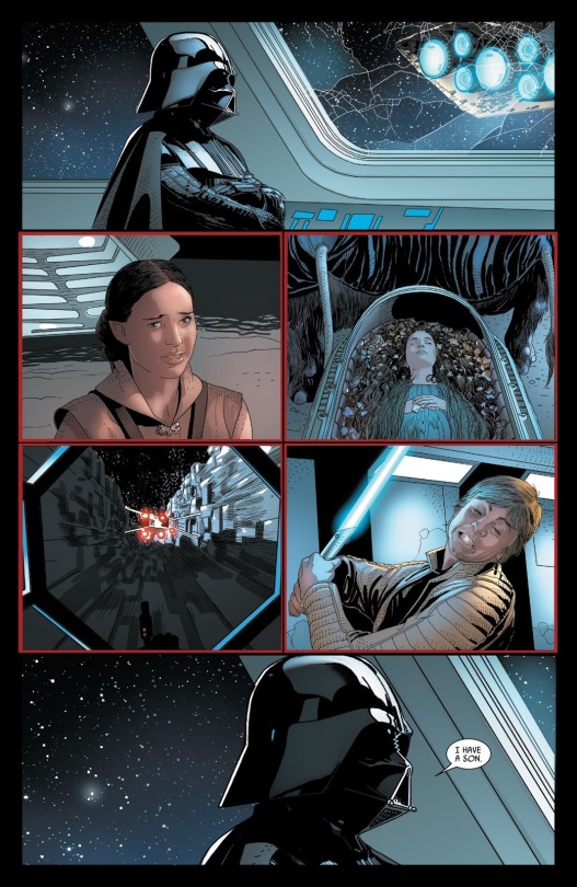 thefingerfuckingfemalefury: goluxexmachina:  thefingerfuckingfemalefury:  nerdornothing:  “Join me, and together we can rule the galaxy as father and son!” Darth Vader #6 (2015) 🖤  Please read the Star Wars comics okay they are so fricking good