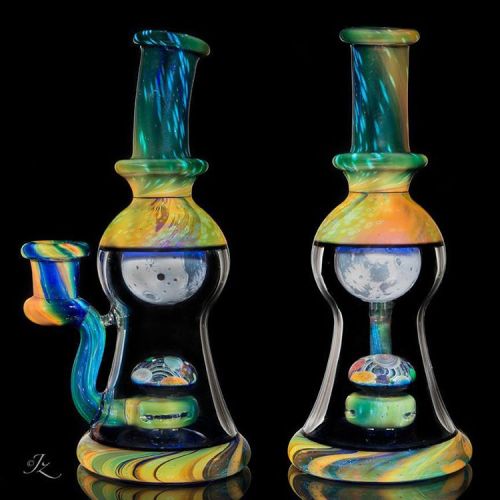 saganglass:Back side of the @jolexglass collab!! Hit up @52nd_glass_shop for info. Photo by @jlzill 