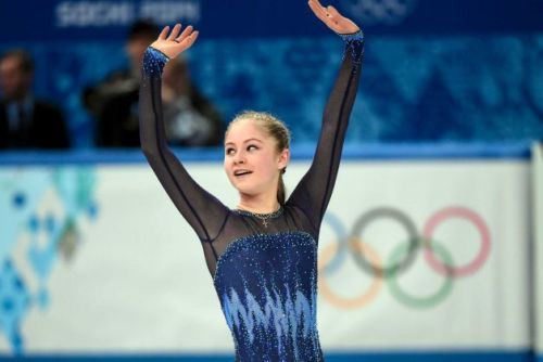 attractiveolympians:  15 year old Julia Lipnitskaia of Team Russia performing in the women’s figure skating short program portion of the team event 