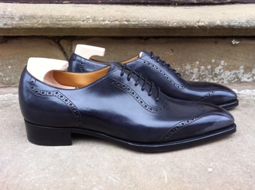 G&amp;G Papworth in Black Deco Calf