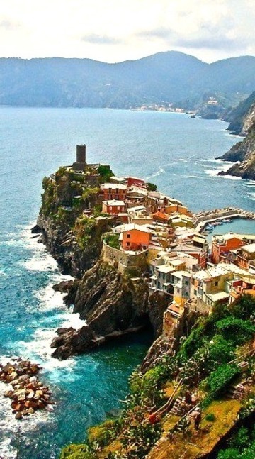 Rocky Village, Liguria, Italy 