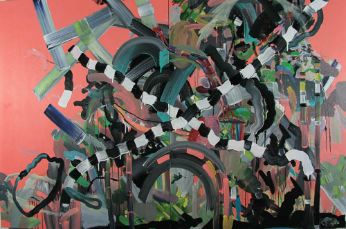 fyeahwomenartists:  Pepa PrietoOcean of Noise (2013)Acrylic on wood panel 