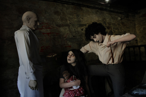 gothicle:A photoset I am so so SO proud of :D Me and my friend Lucy Cosplaying Stephen Kings Kingd