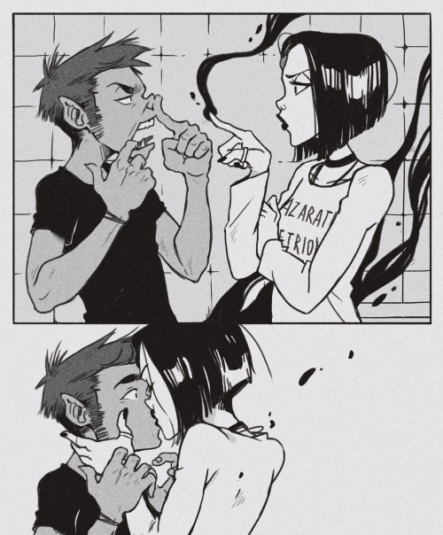 gabriel-picolo:    “I hate the way I don’t hate you, not even a little bit, not even at all.”Support me on Patreon!