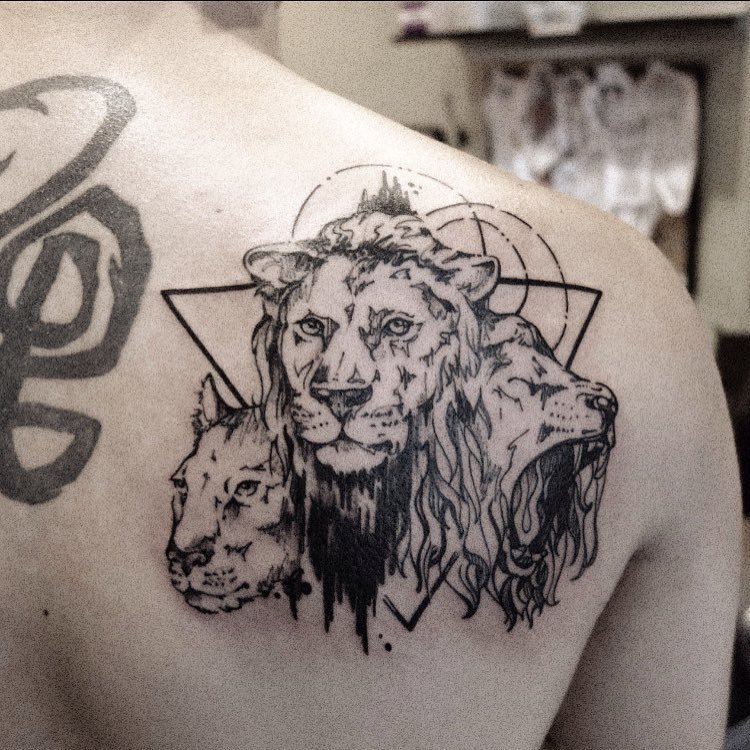 england 3 lions tattoo