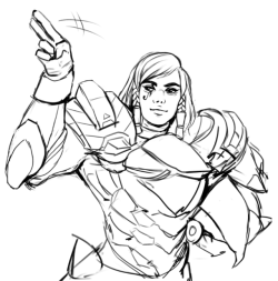 dacadaca: pharah’s shoulder to waist ratio can kill a man on it’s own