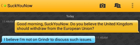 Porn Scottish Grindr users on the EU referendum photos