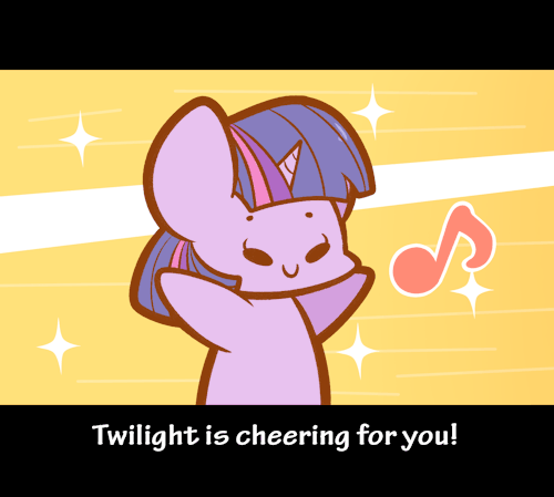 support-ponies: funpicturesofponies:  They’re cheering for you! click on them for better quality :>  Patreon, Commission info etc. etc. (Desktop link  /  Mobile link )  yeah time once again for “my art style changed time to redraw everything”