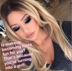 malasuczka96: c-ourt–ney:  Accualy make up is one of the best parts of being a sissy :3 &lt;3 