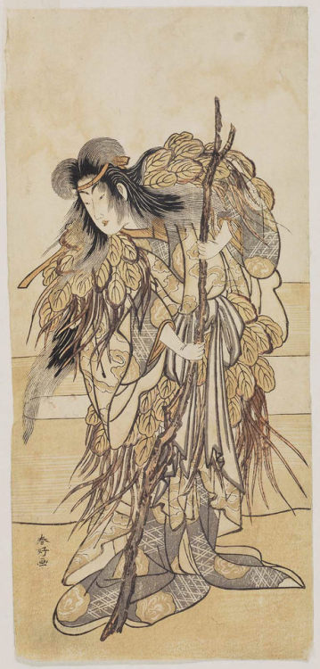 Male actors in female and male roles, Japan (Edo Period)1. Actor Iwai Kumesaburo I as Keisei Agemaki