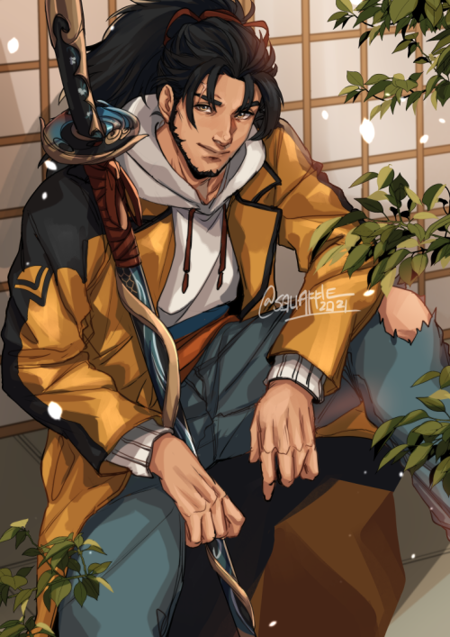 Casual Hien!the hi-res file is available when you support me on Ko-fi too^^