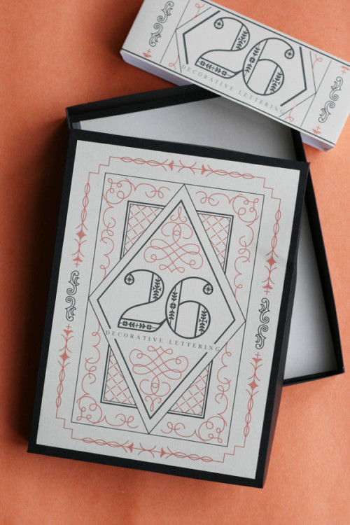 betype: Decorative Lettergin Postcards by Rachel Brown