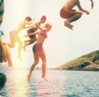 jumping off boats