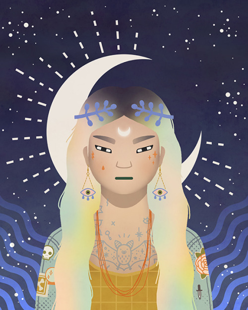 lordofmasks:lordofmasks:Celestial Bodies | Camille Chew The Sun • The Moon • The Stars Prints av