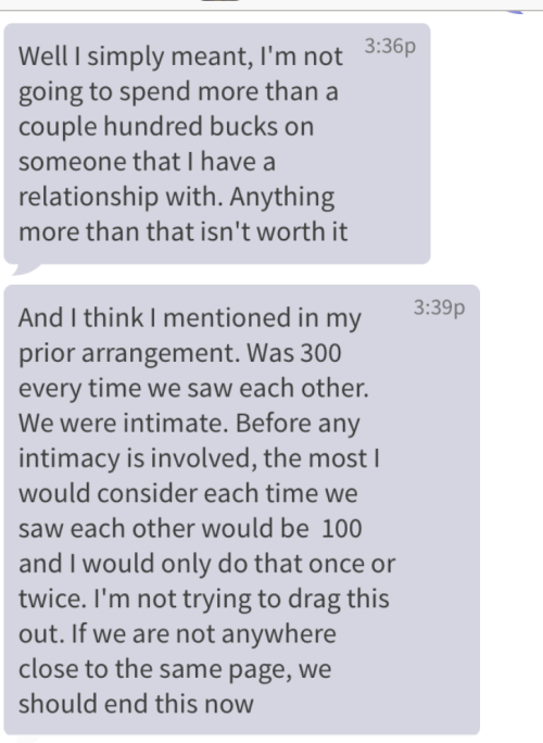la-diablareina:  loverofbrownsugar:  sorelle-sugar:  platonicsugar19:BLACKLIST ALERT.This man is a total time waster and has a very “salty” attitude.He responded to my final text saying that he would never pay anybody for the first date, (even though